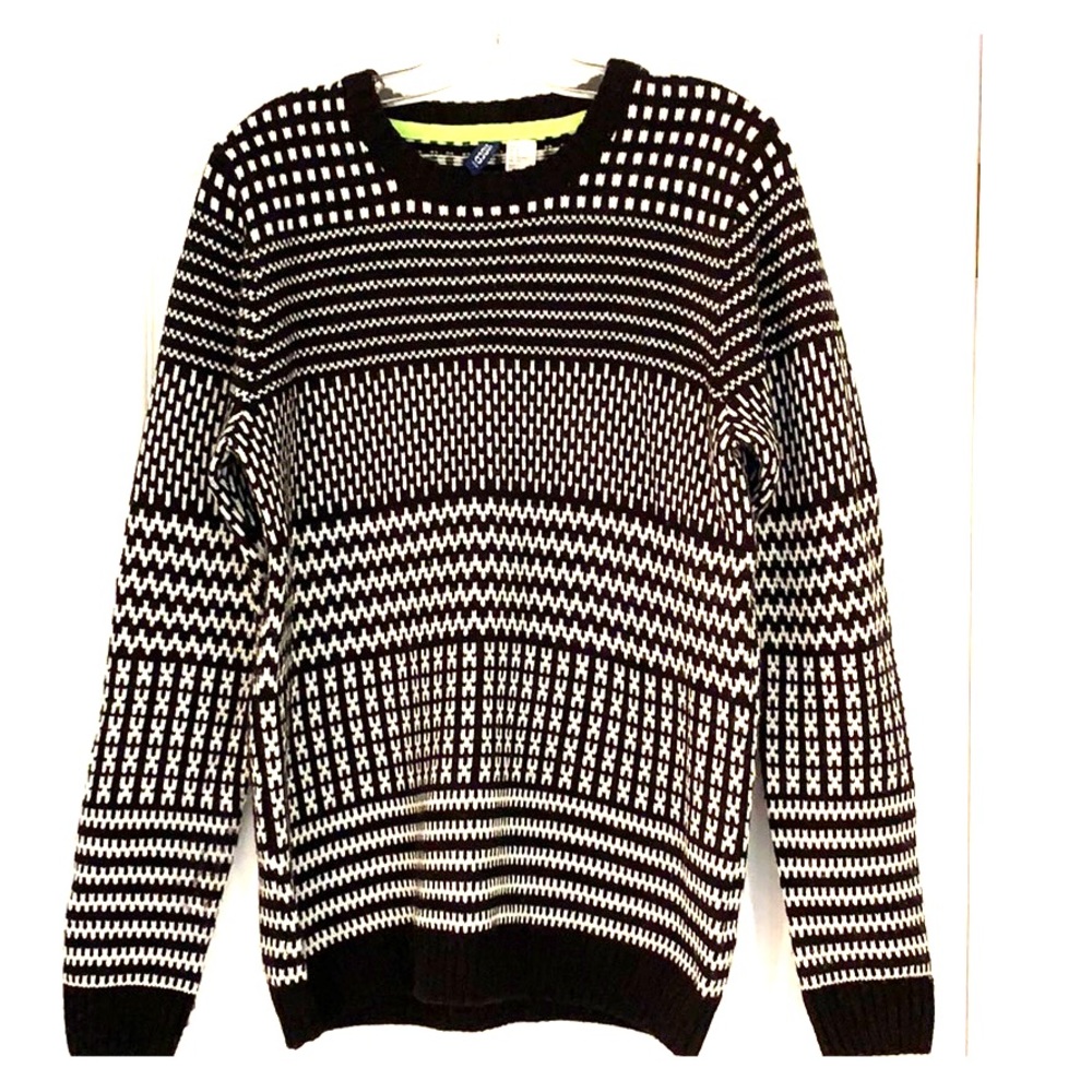 Black and White Sweater